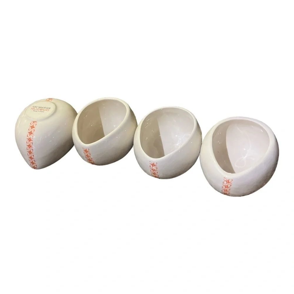 4 Hug mugs by Max Brenner Ceramic EUC